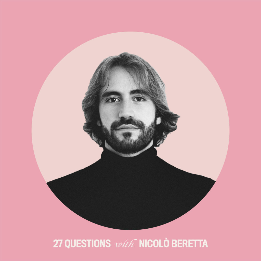 27 Questions with Niccolò Beretta — Giannico